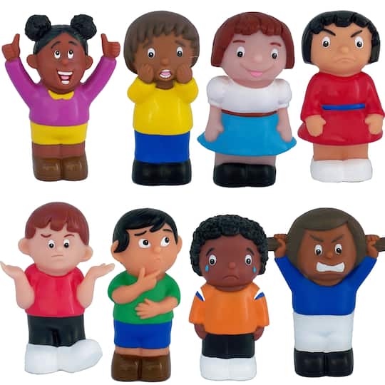 Get Ready Kids Friends with Feelings Multicultural Emotions Figurines Set